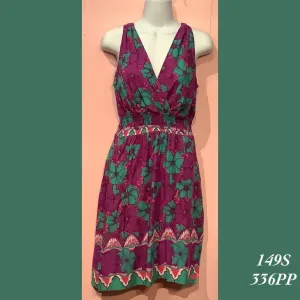 149S - 336PP , Halter back dress with pockets