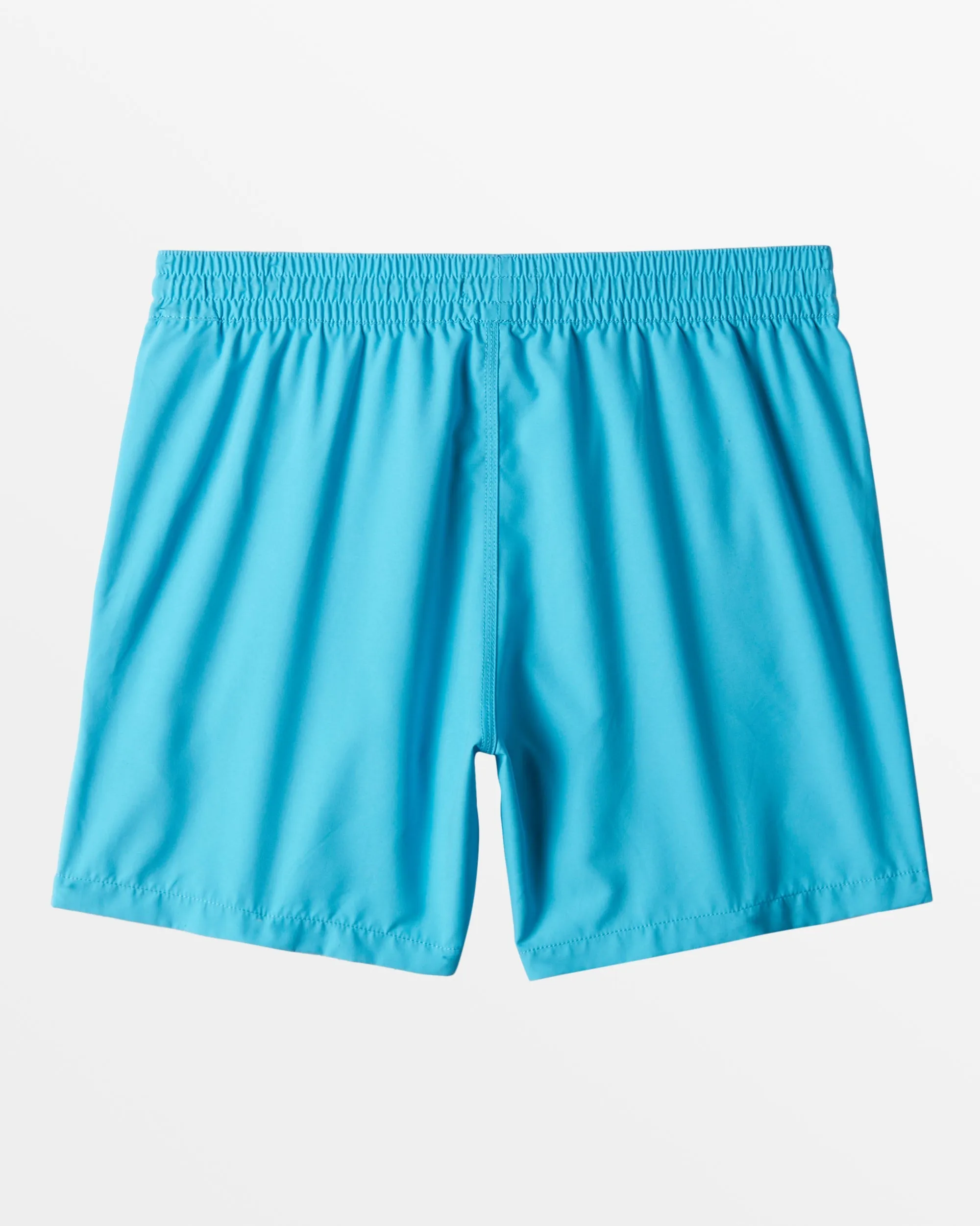 All Day Layback 16" Elastic Waist Shorts - Cyan