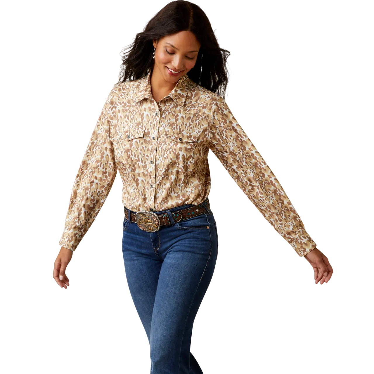 Ariat Women's Sophia Leopard Print Shirt