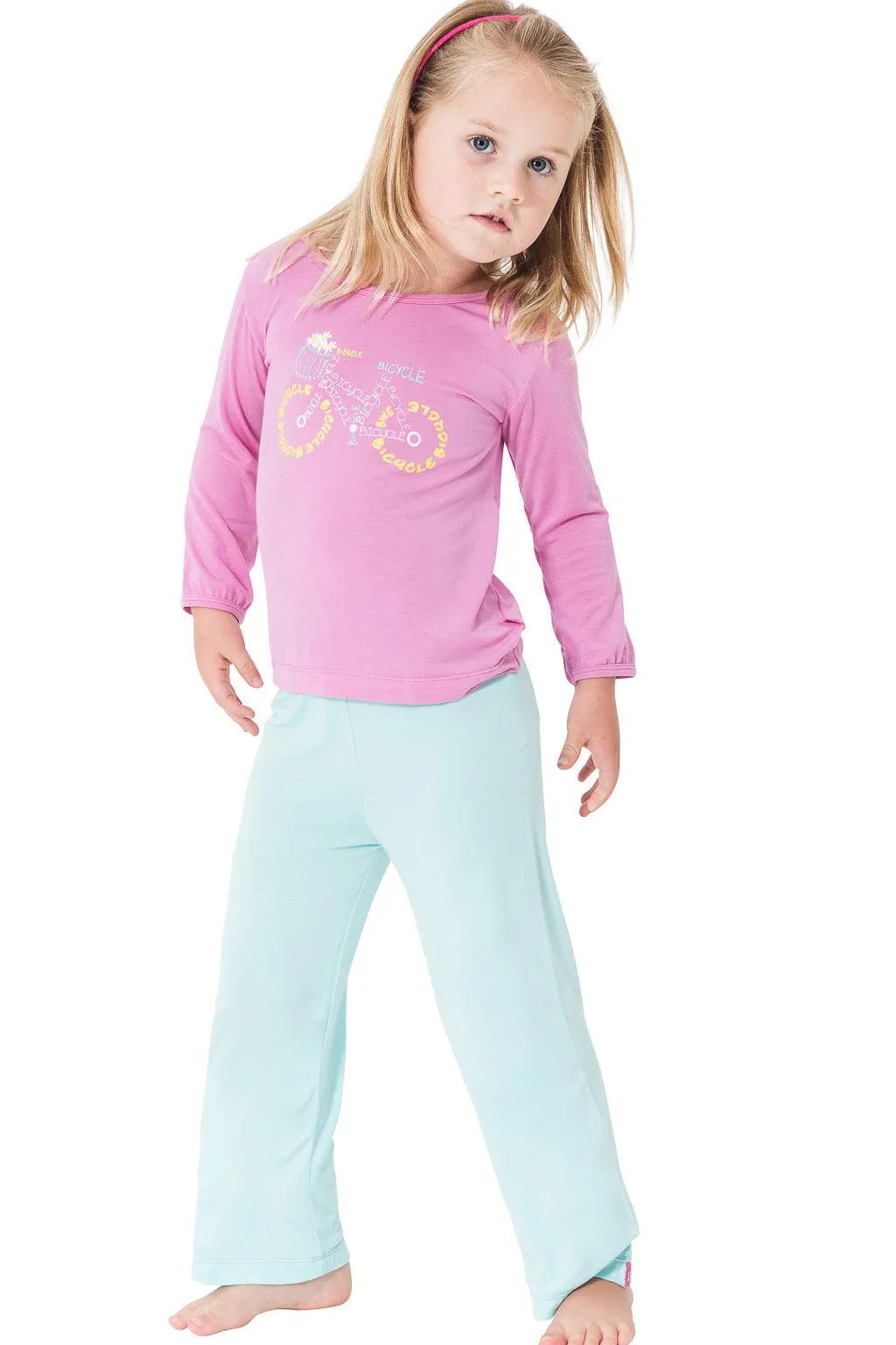 Bamboo yoga Pants - Pale aqua