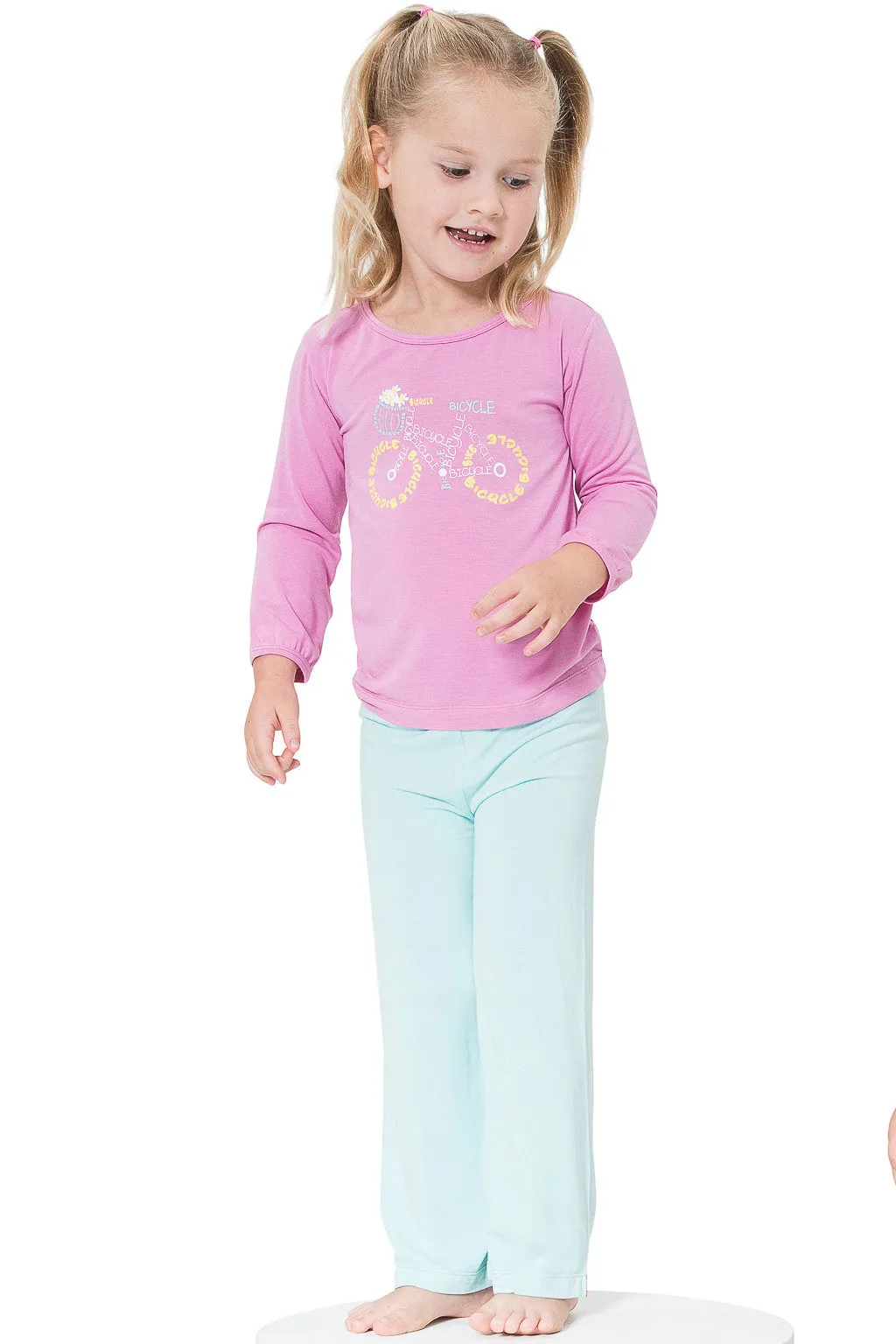 Bamboo yoga Pants - Pale aqua