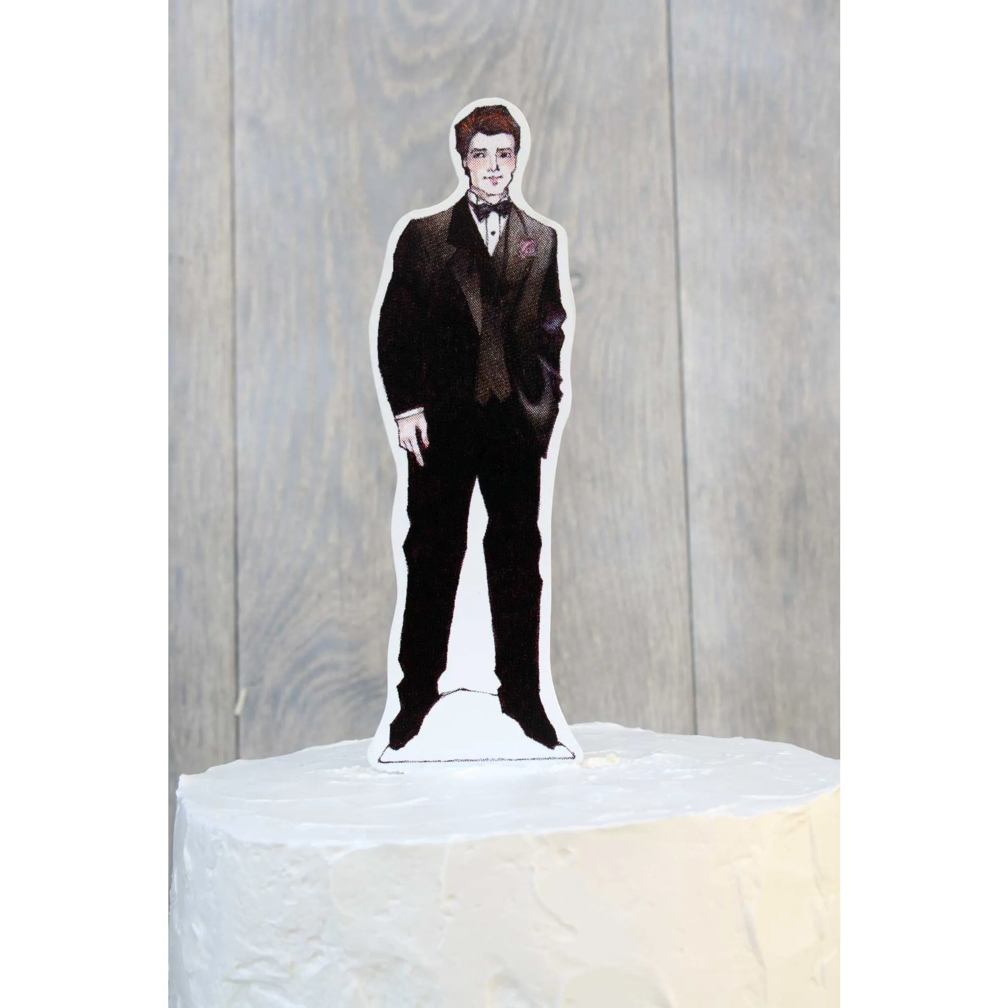 Black Tie Groom Paper Doll Mix and Match