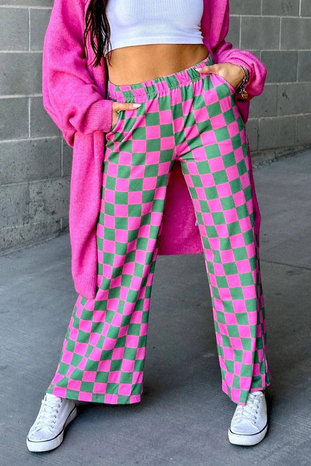 Bridger Checkered Wide Leg Pants | S-XL | PRE ORDER