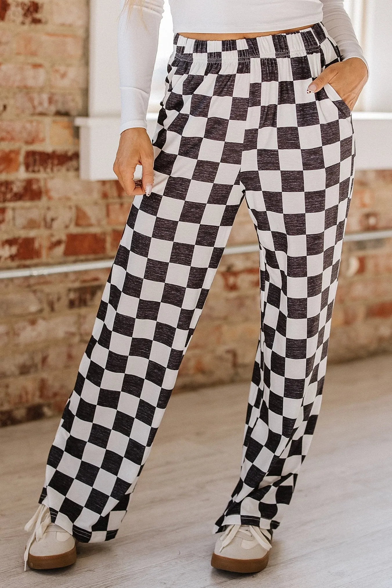 Bridger Checkered Wide Leg Pants | S-XL | PRE ORDER
