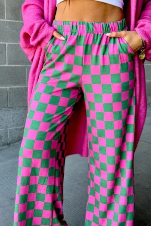 Bridger Checkered Wide Leg Pants | S-XL | PRE ORDER