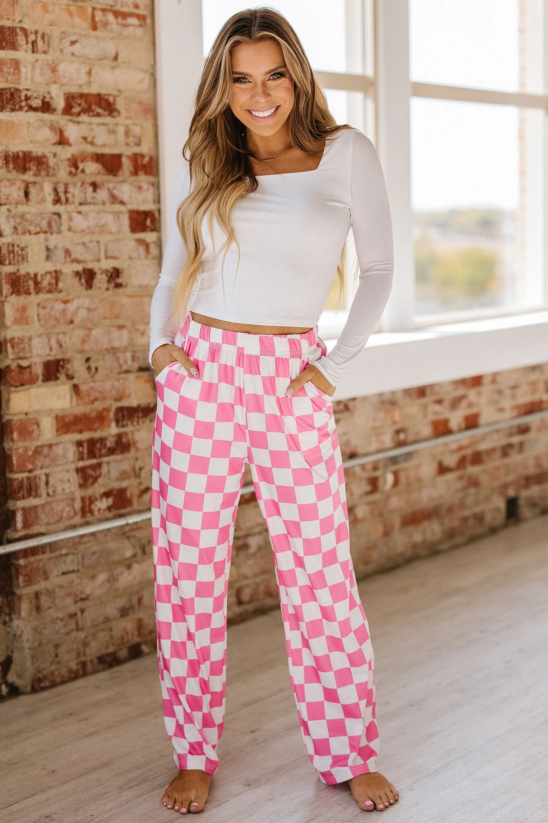 Bridger Checkered Wide Leg Pants | S-XL | PRE ORDER