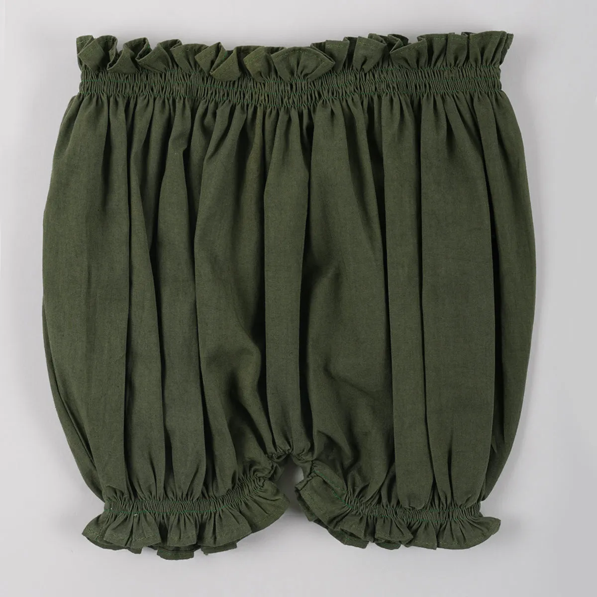 Cotton Dress For Girls | Mossy Meadow | Green