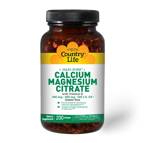 Country Life Magnesium Citrate 250mg 120 Tablets