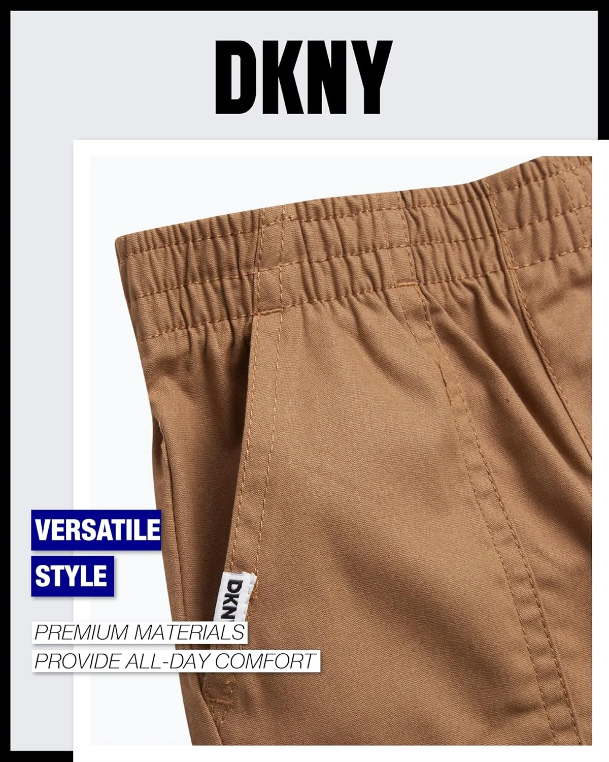 DKNY Baby Boys' Pants Set - 3 Piece Insulated Puffer Vest, Long Sleeve Shirts and Pants for Boys (Infant Sizes: 12M-4T)