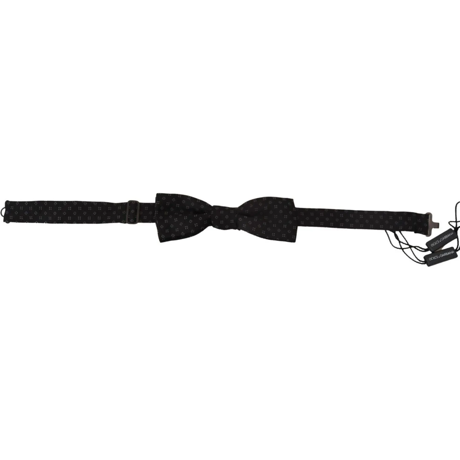 Dolce & Gabbana Elegant Silk Black Bow Tie for Men