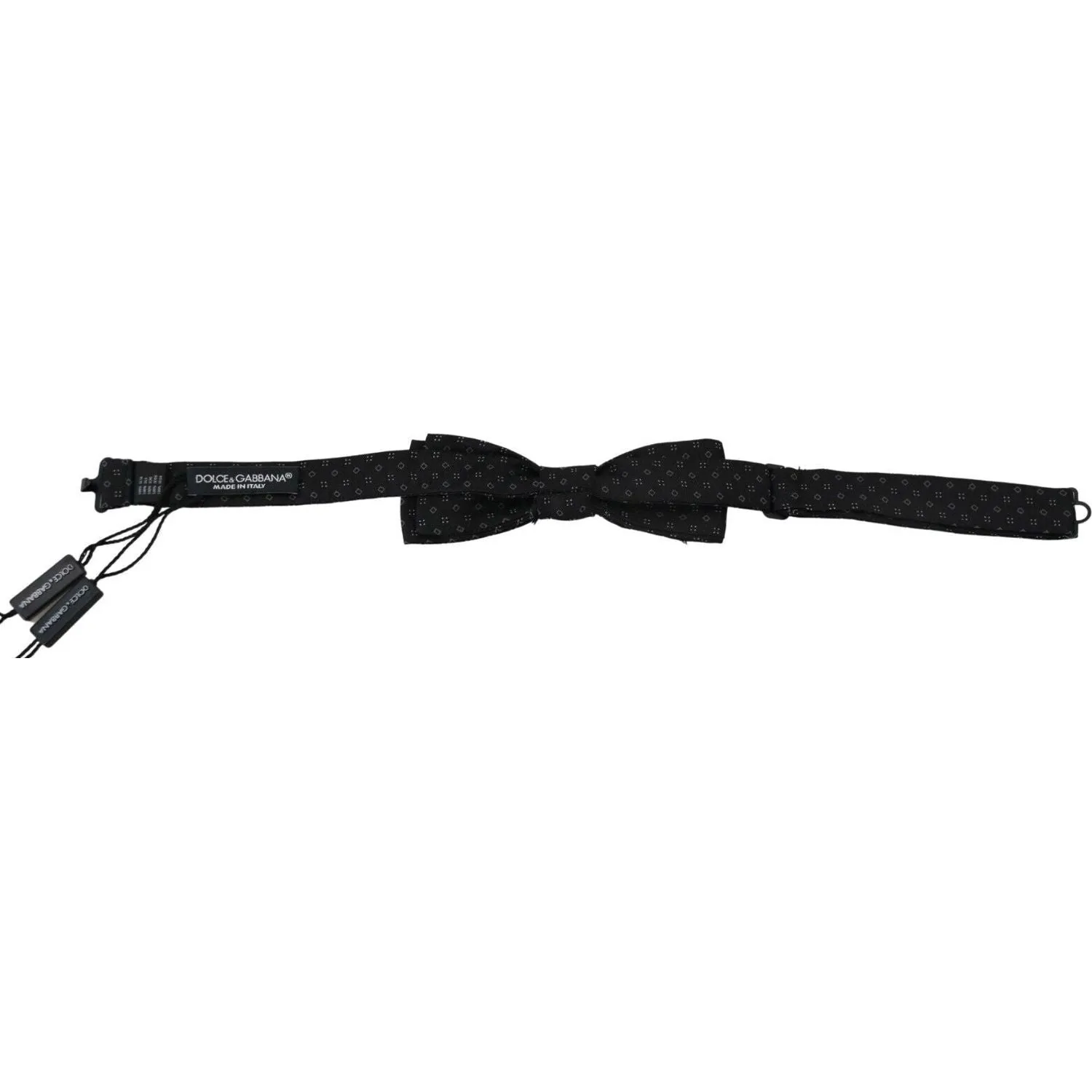 Dolce & Gabbana Elegant Silk Black Bow Tie for Men