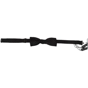 Dolce & Gabbana Elegant Silk Black Bow Tie for Men