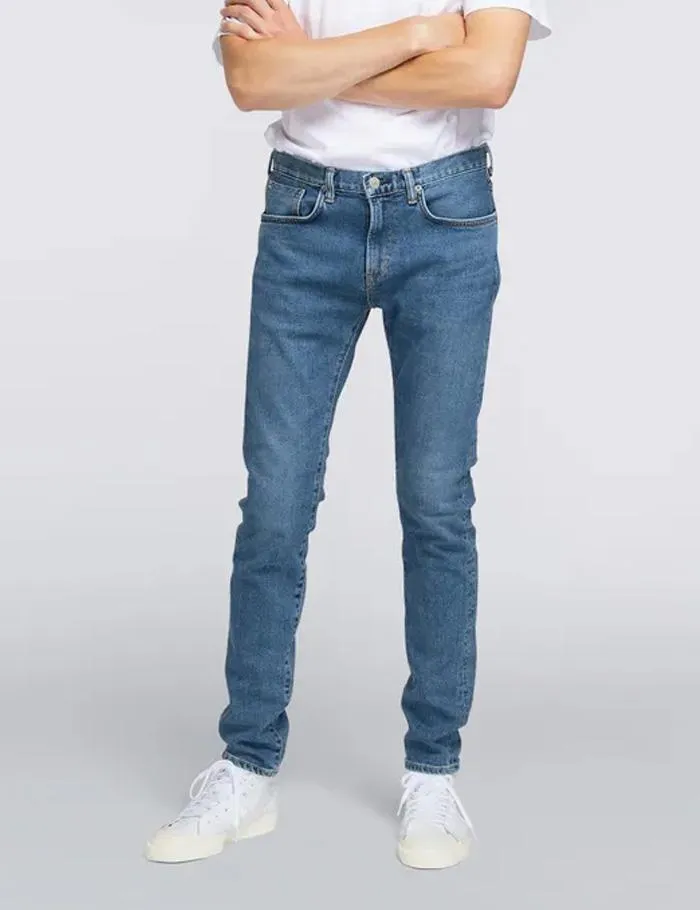 Edwin 'Made in Japan' Kaihara Selvage 12oz Jeans (Slim Tapered) - Blue Mid-Used