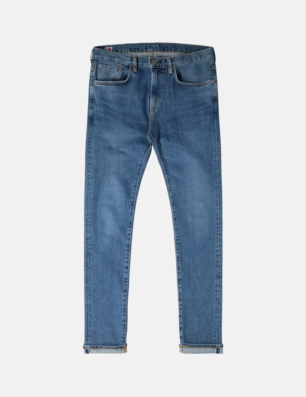 Edwin 'Made in Japan' Kaihara Selvage 12oz Jeans (Slim Tapered) - Blue Mid-Used