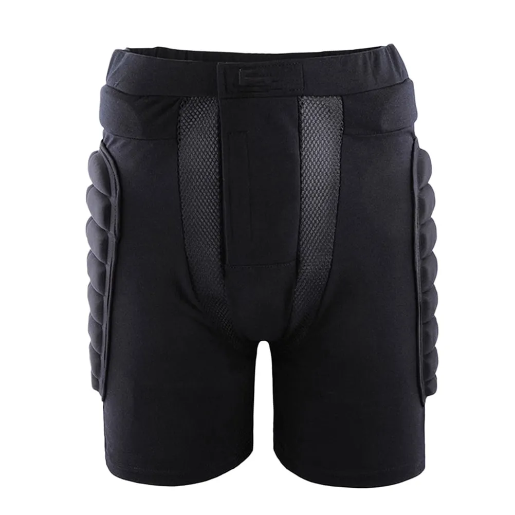 essential New Adult Child Black Snowboarding Protective Gear Ski Skating Equipment Hockey Pants Skate Riding Sports Pants Nappy(Black, XS)