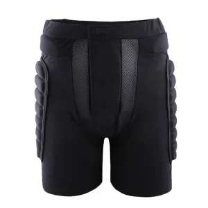 essential New Adult Child Black Snowboarding Protective Gear Ski Skating Equipment Hockey Pants Skate Riding Sports Pants Nappy(Black, XS)