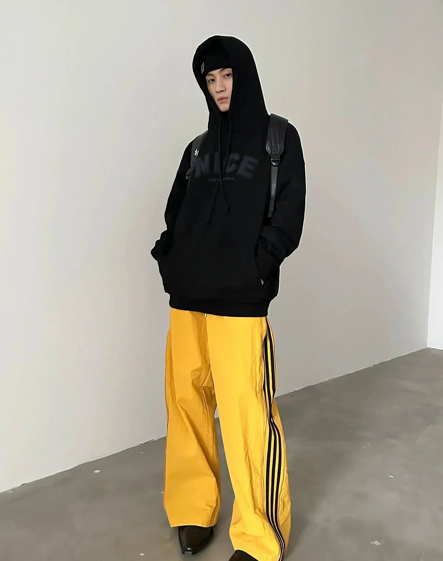 Gen Side Zip Striped Track Pants