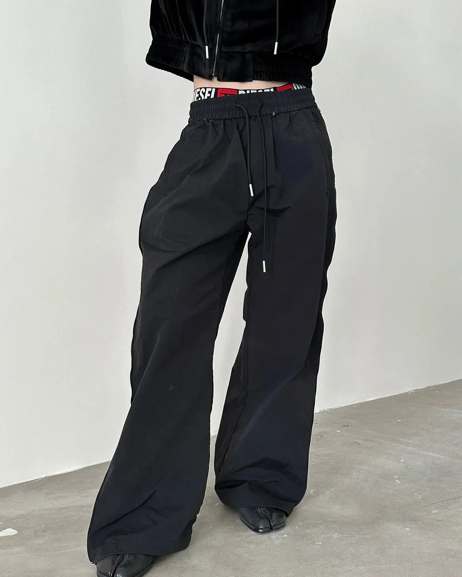 Gen Side Zip Striped Track Pants