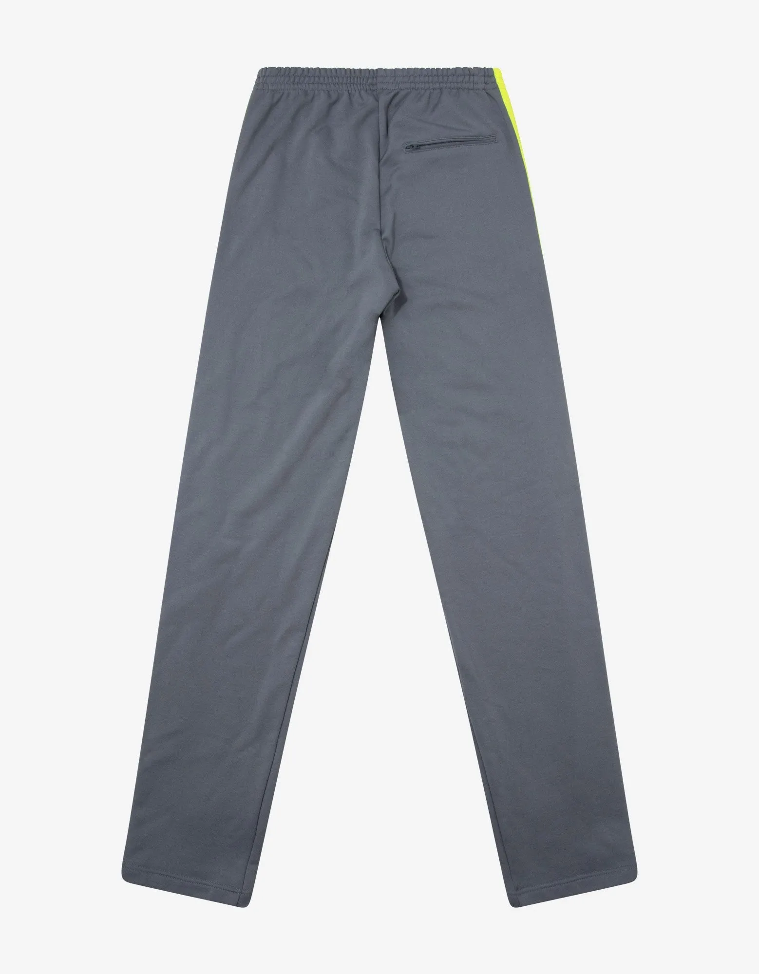 Grey Track Pants with Yellow Stripes -