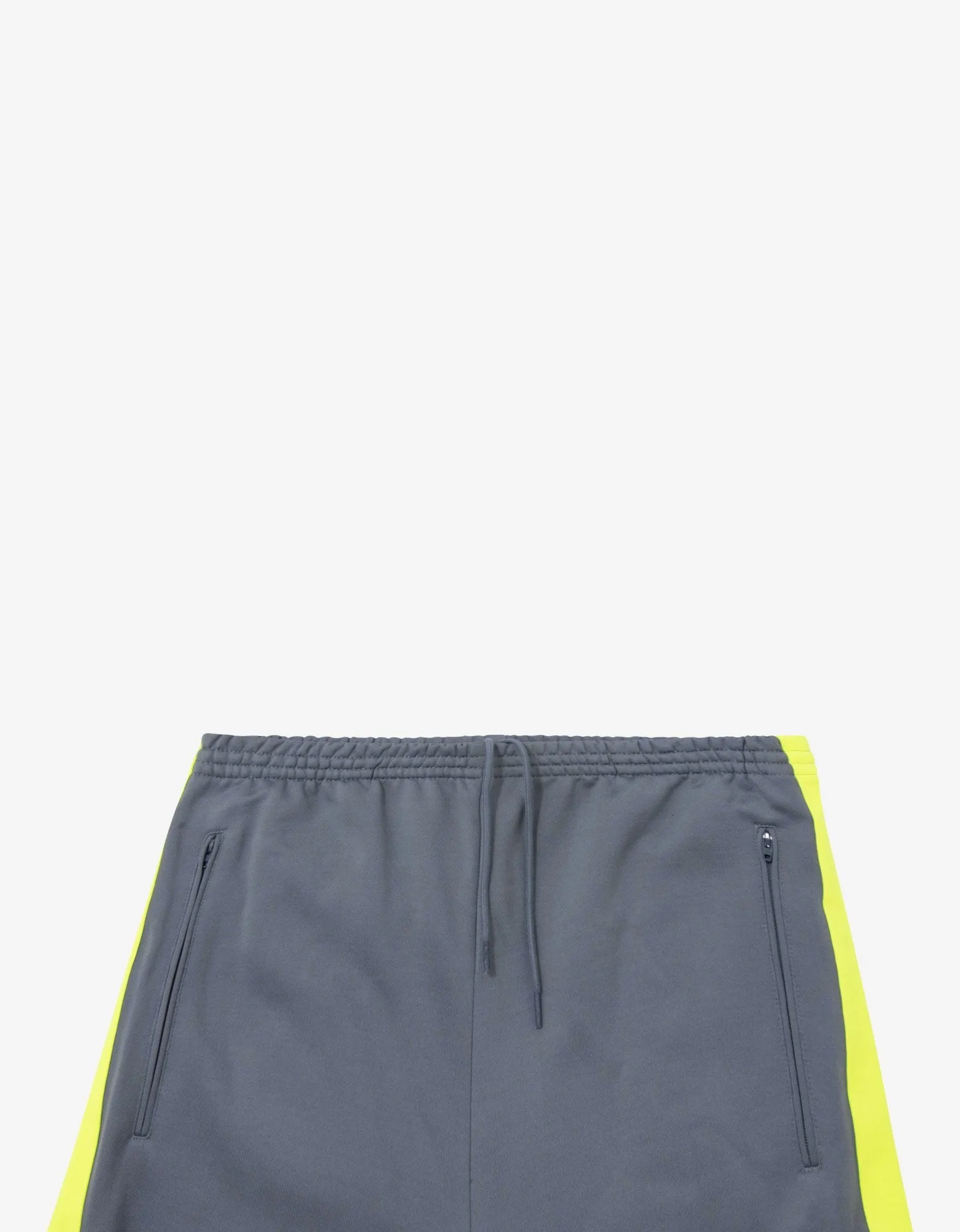 Grey Track Pants with Yellow Stripes -