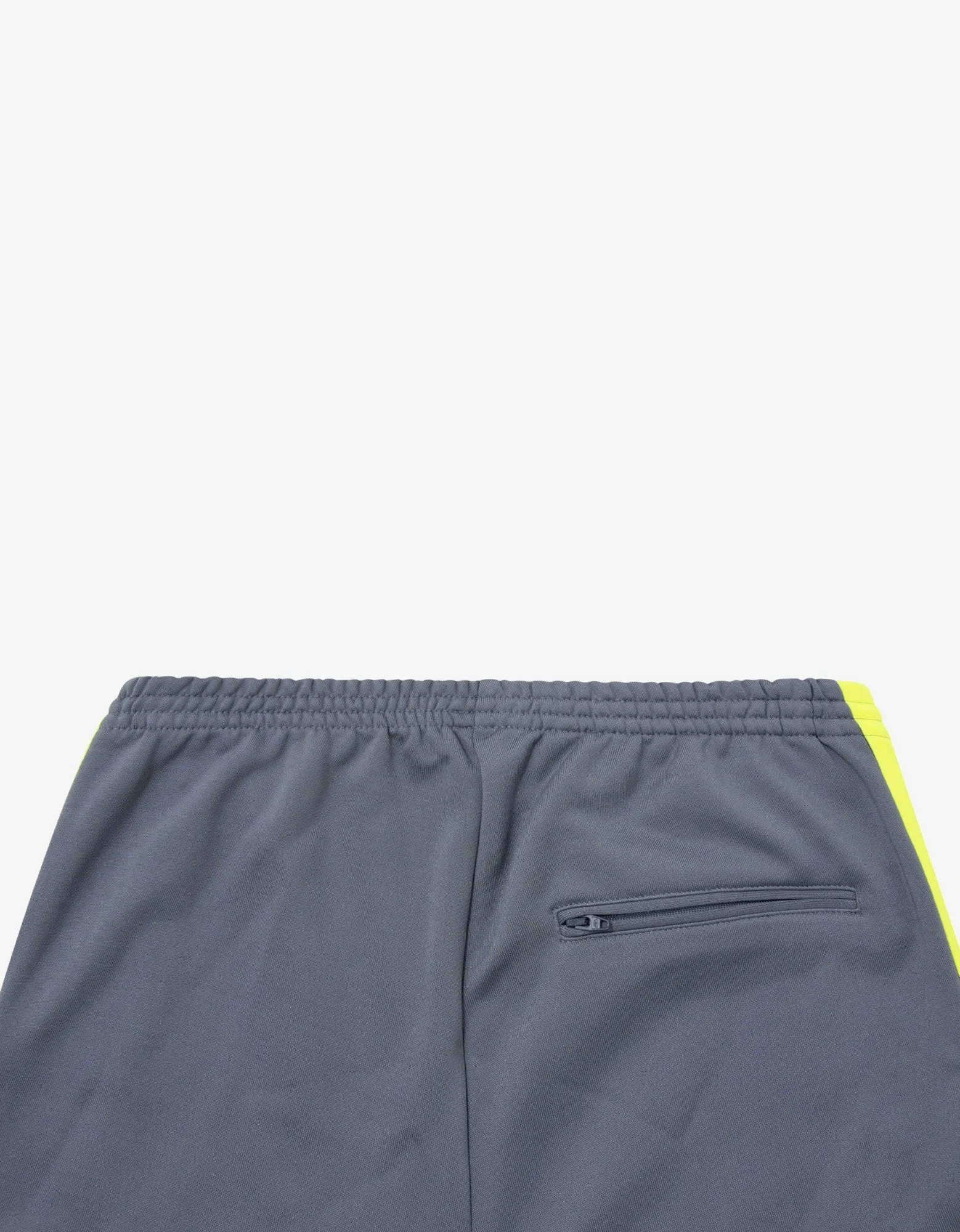 Grey Track Pants with Yellow Stripes -