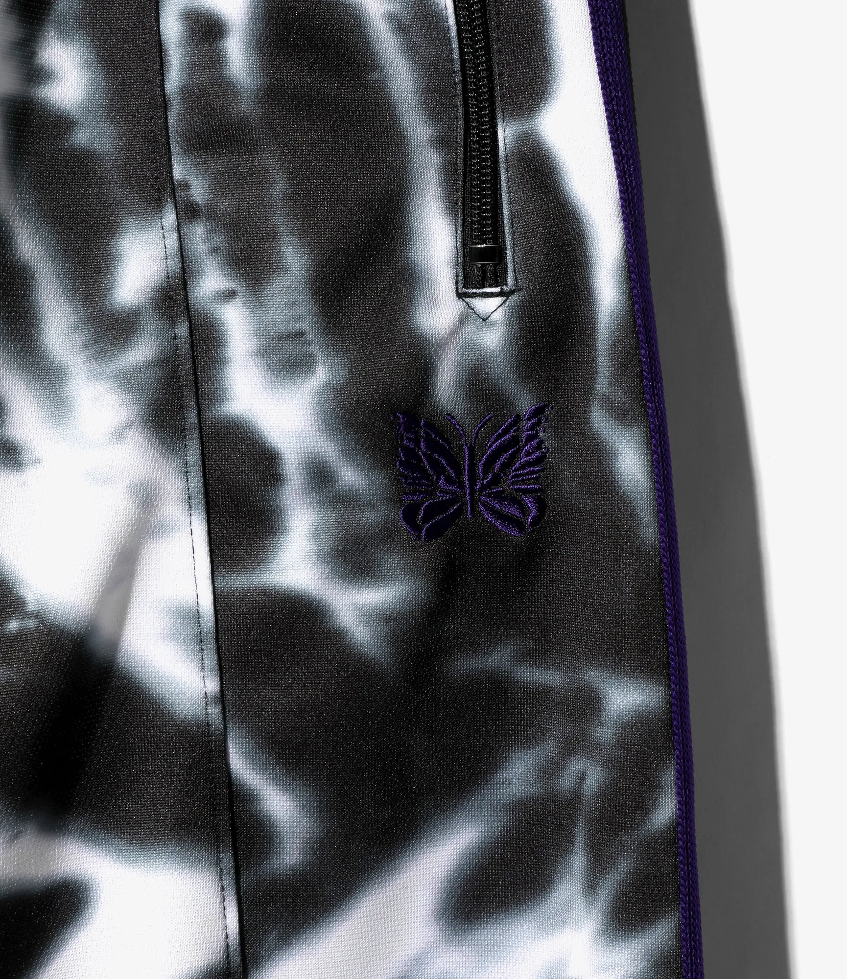 HD Track Pant – Black Tie Dye Smooth Polyester