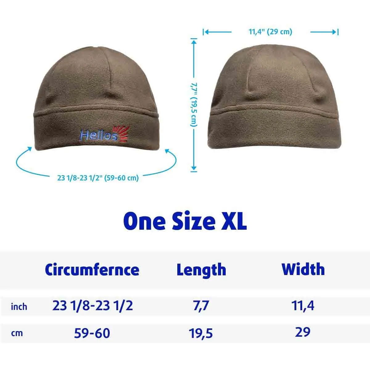 Legion Fleece Hat for Winter and Cold Weather, One Layer
