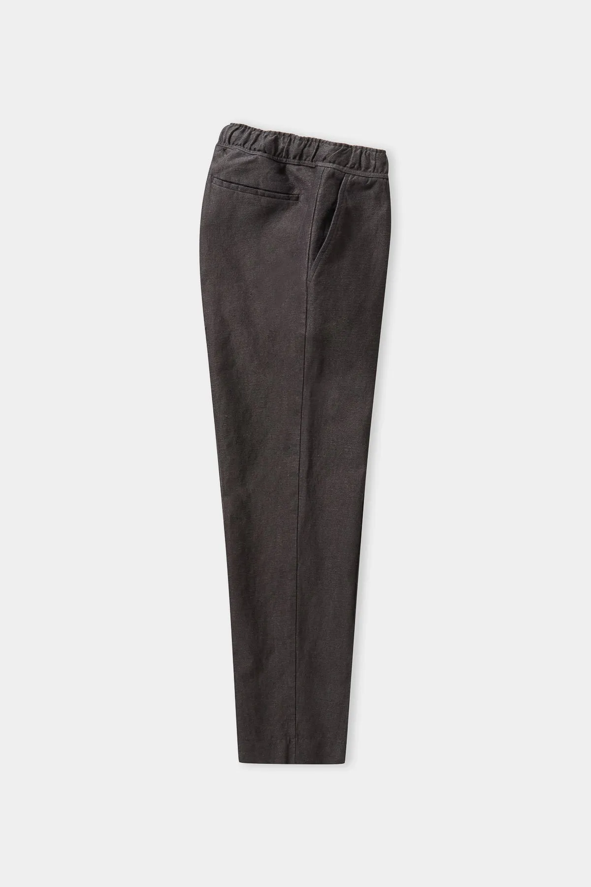 MAX trousers winter linen steel