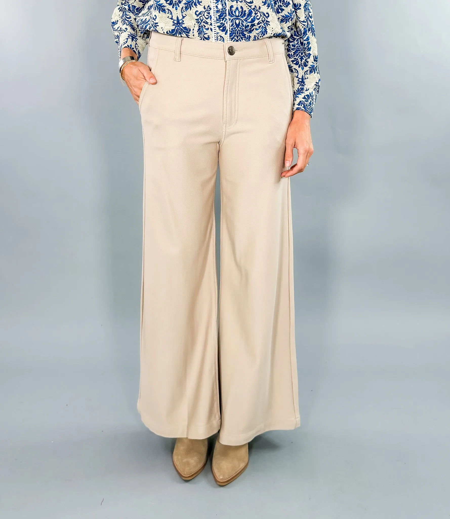 Meg Stone Wide Leg Trouser Pant