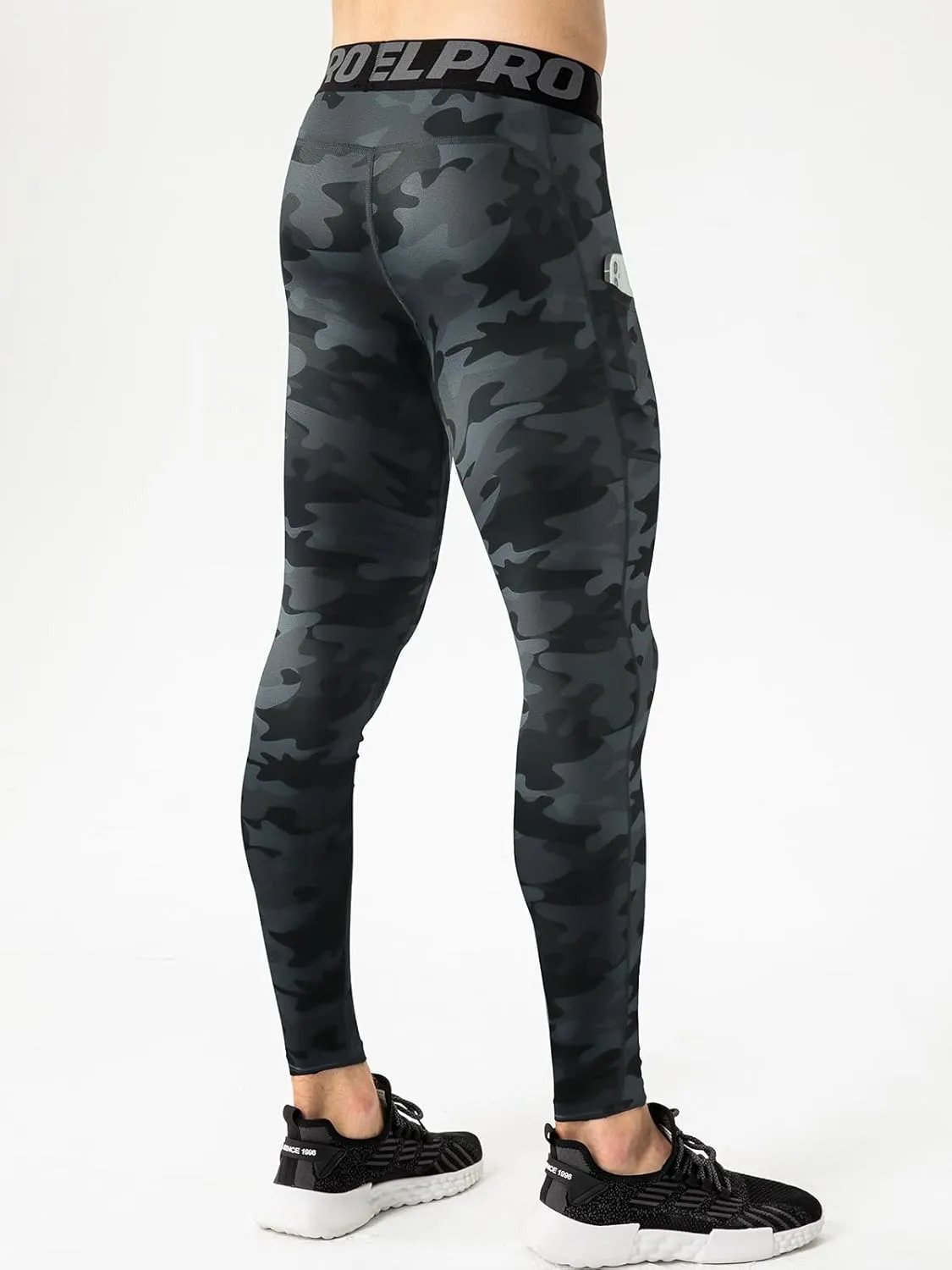 Men's Compression Pants Cool Dry Athletic Leggings Workout Running Tights Active Sports Baselayer Tights Men Yoga Pant