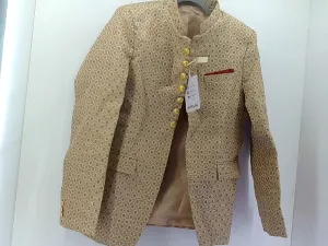 Men's Gold Patterned Blazer Size 36