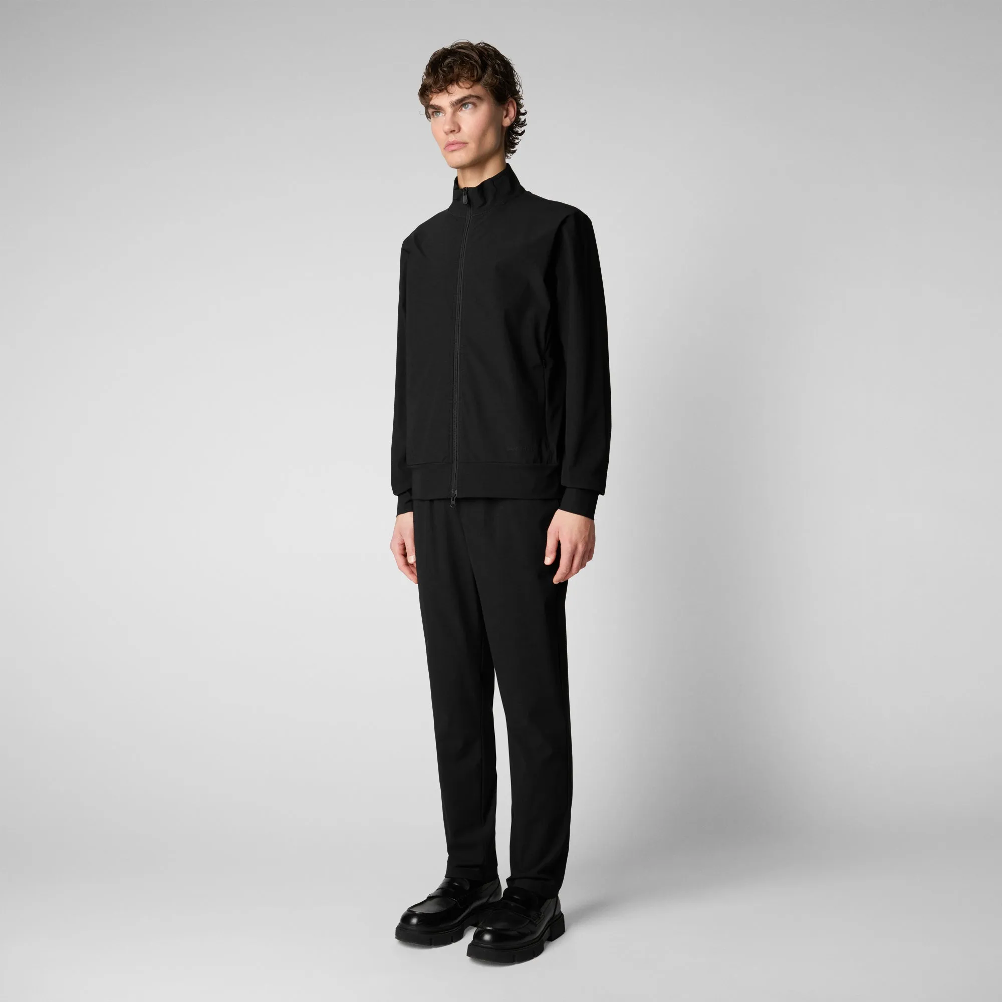 Men's Tulio Zip-Up Sweatshirt in Black