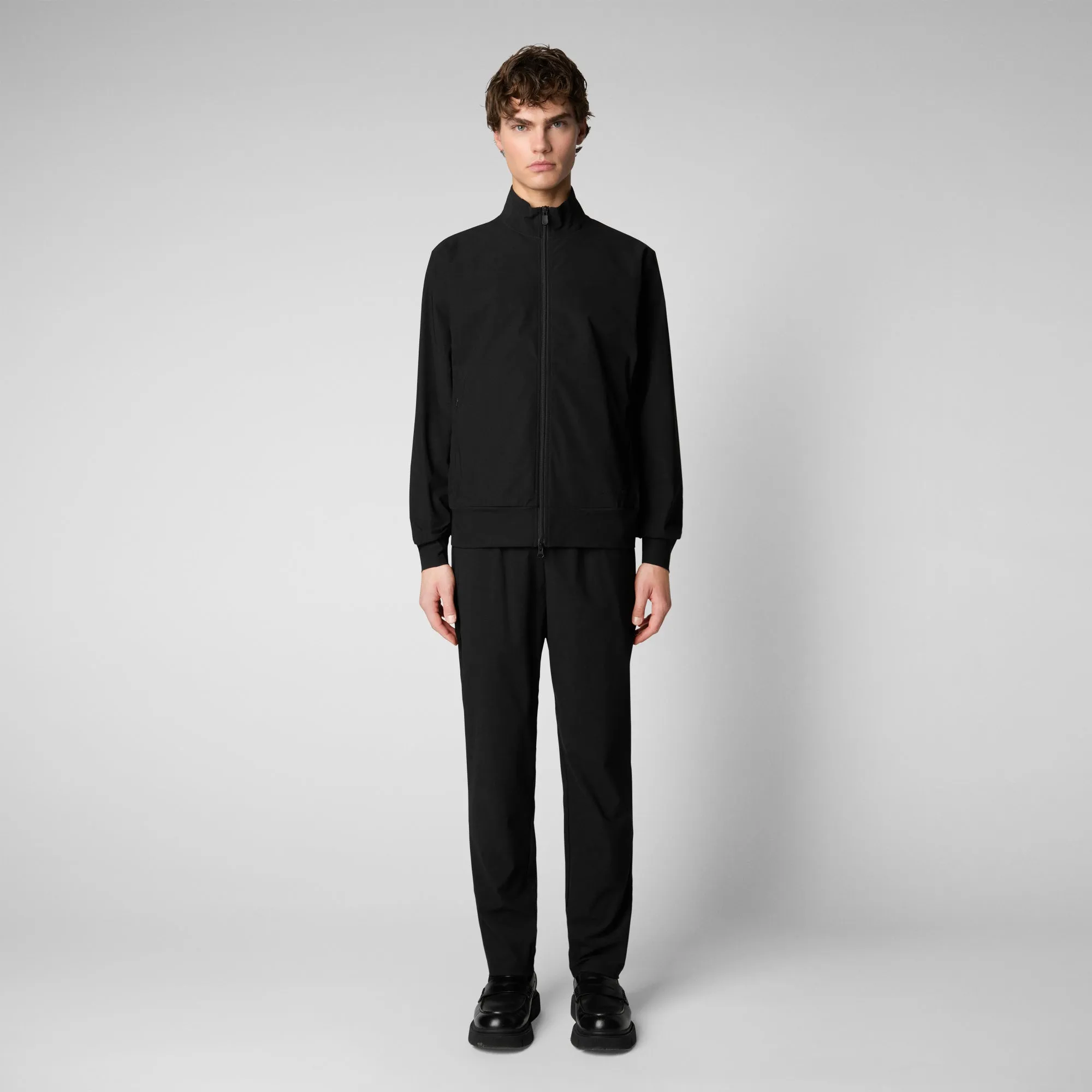 Men's Tulio Zip-Up Sweatshirt in Black
