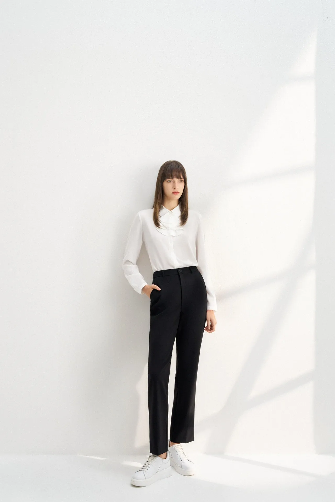 Multiway Sretch Regular Straight Leg Pants
