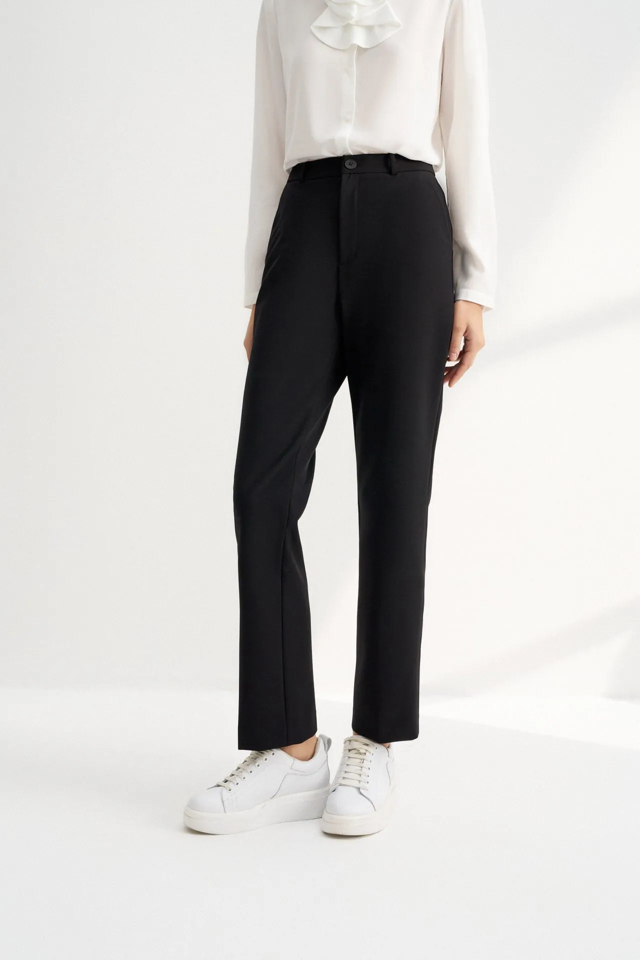 Multiway Sretch Regular Straight Leg Pants