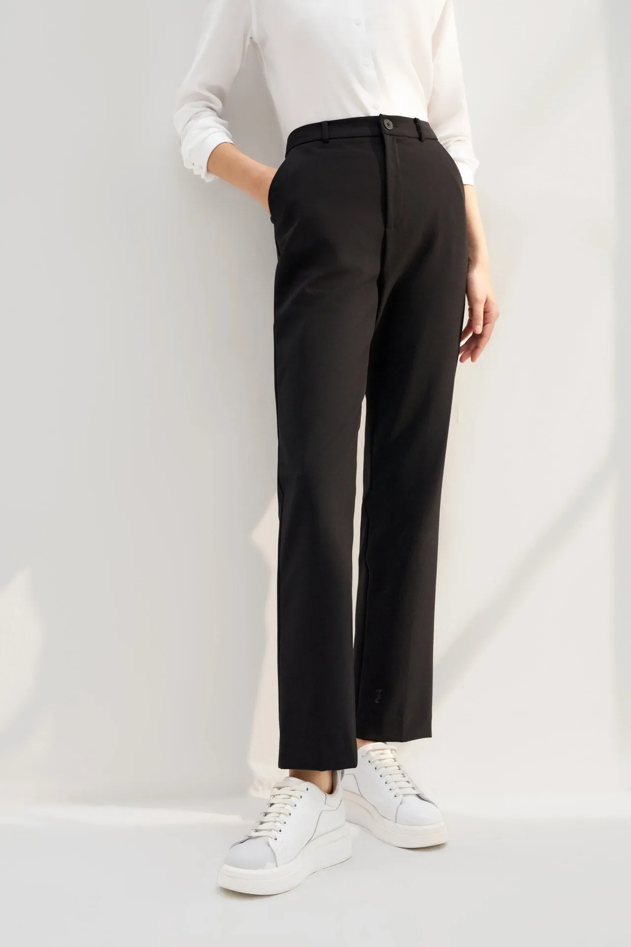 Multiway Sretch Regular Straight Leg Pants