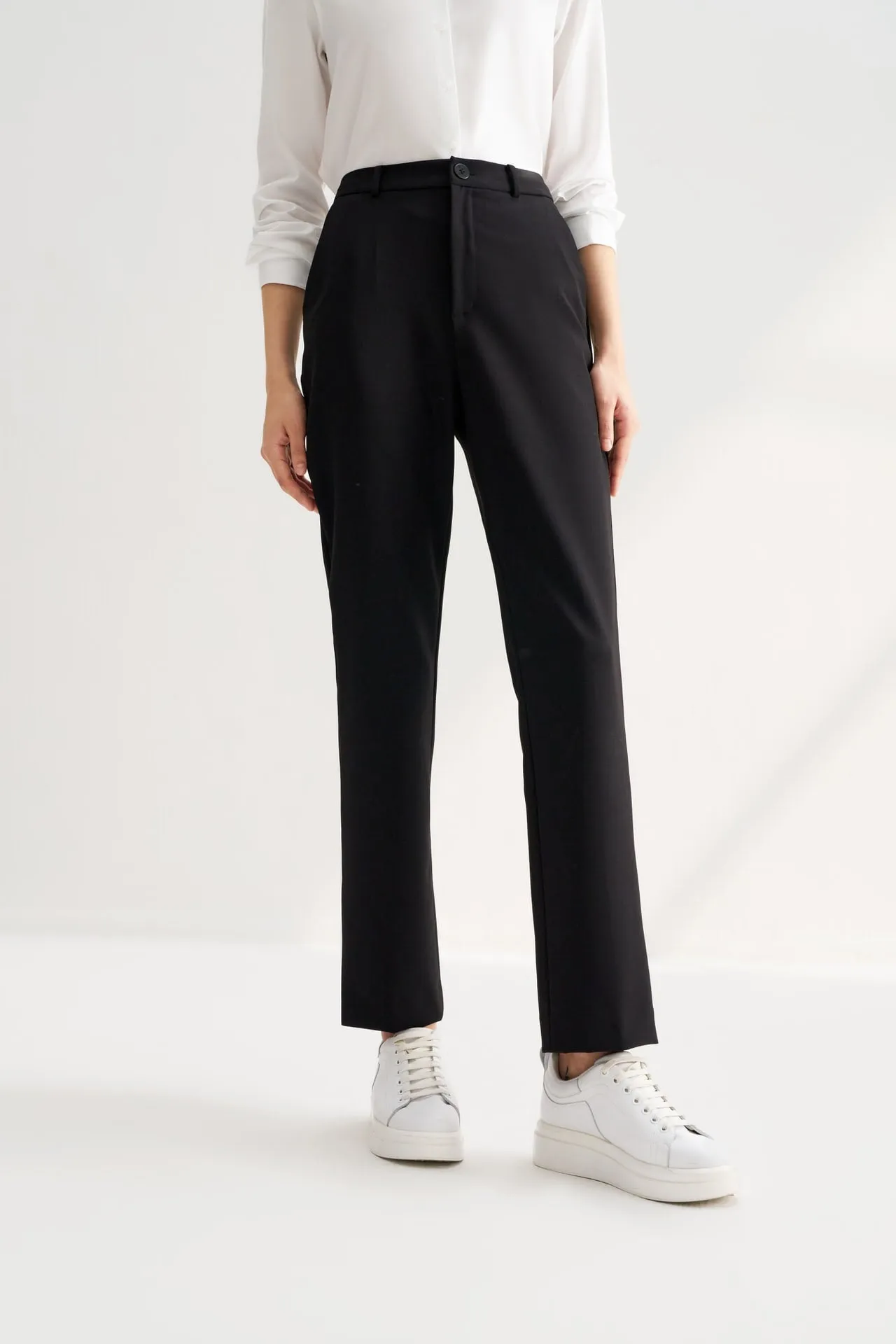 Multiway Sretch Regular Straight Leg Pants