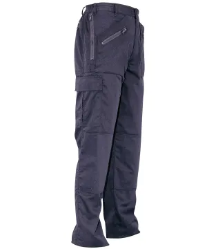 Navy - Women's action trousers (S687) regular fit