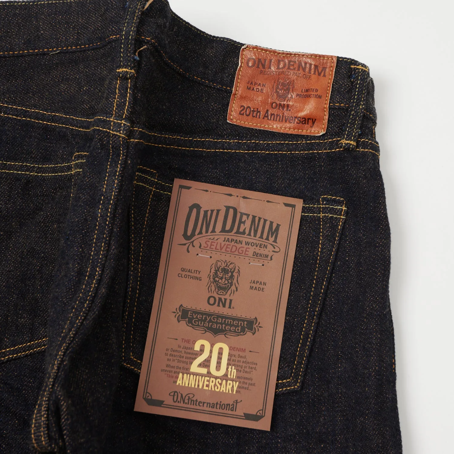 ONI 544 20th Anniversary Red Cast Slim Straight Jean - One Wash
