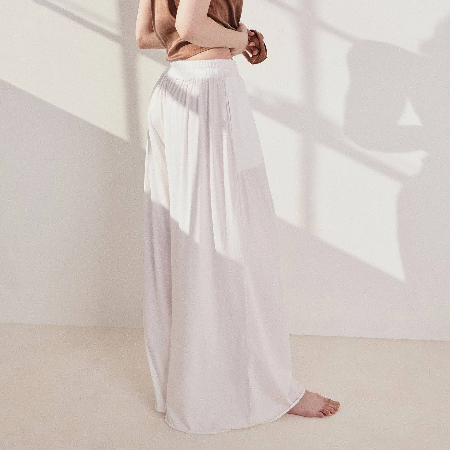 Organic Pima Wide Leg Pant