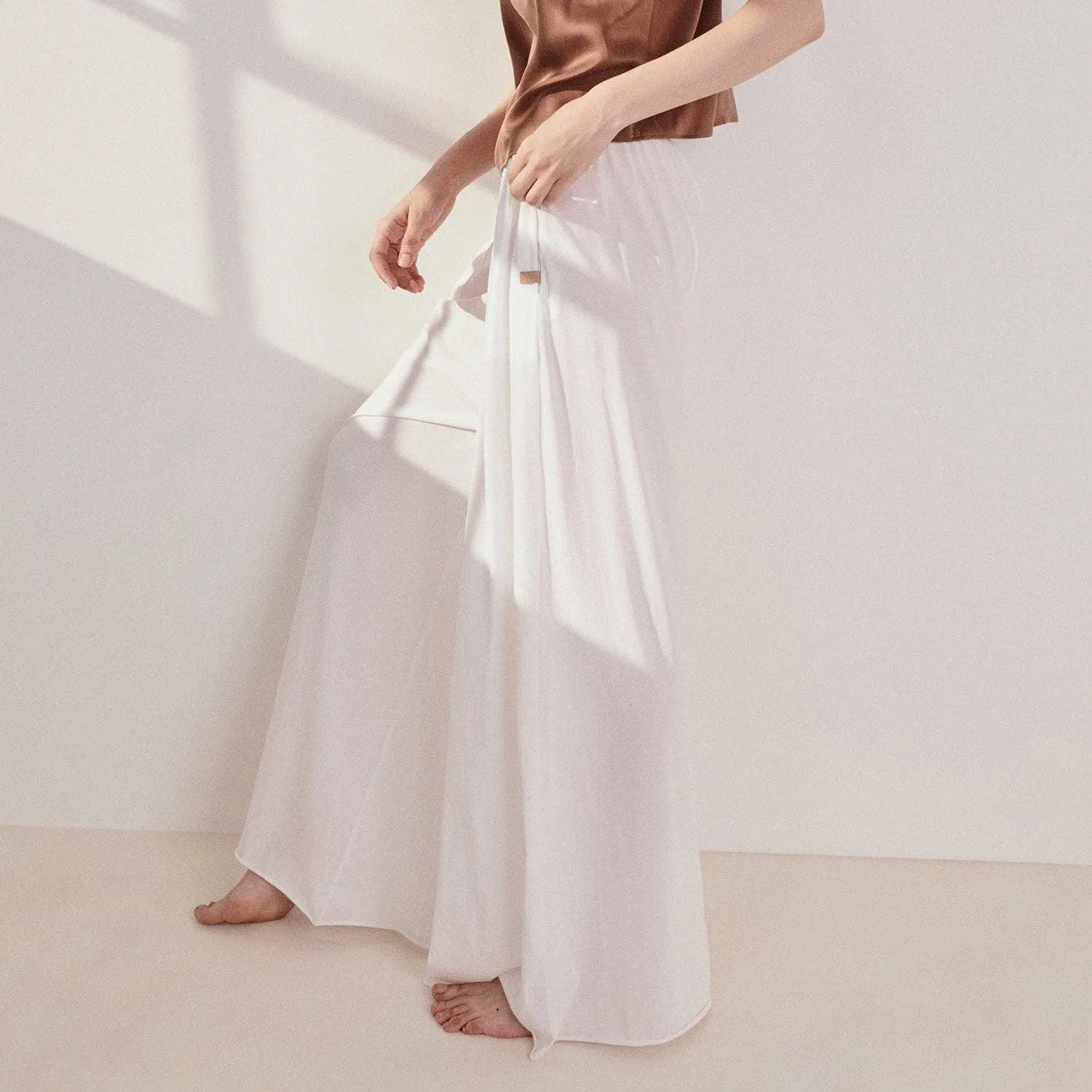 Organic Pima Wide Leg Pant