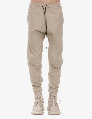 Panelled Denim Joggers