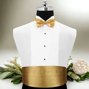Peluche Golden Rendezvous Cummerbund & Bow Tie Set