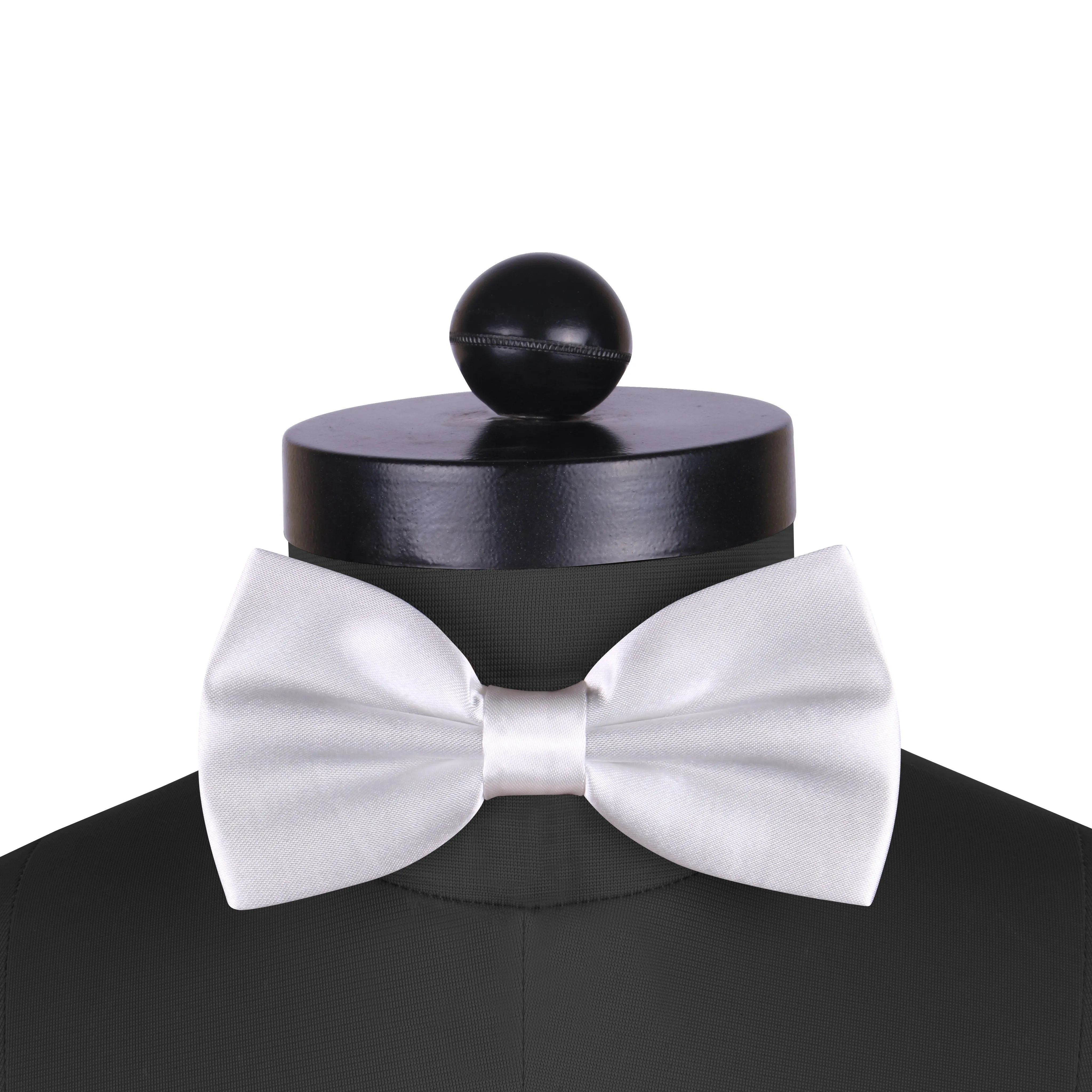 Peluche Royal White Cummerbund & Bow Tie Set
