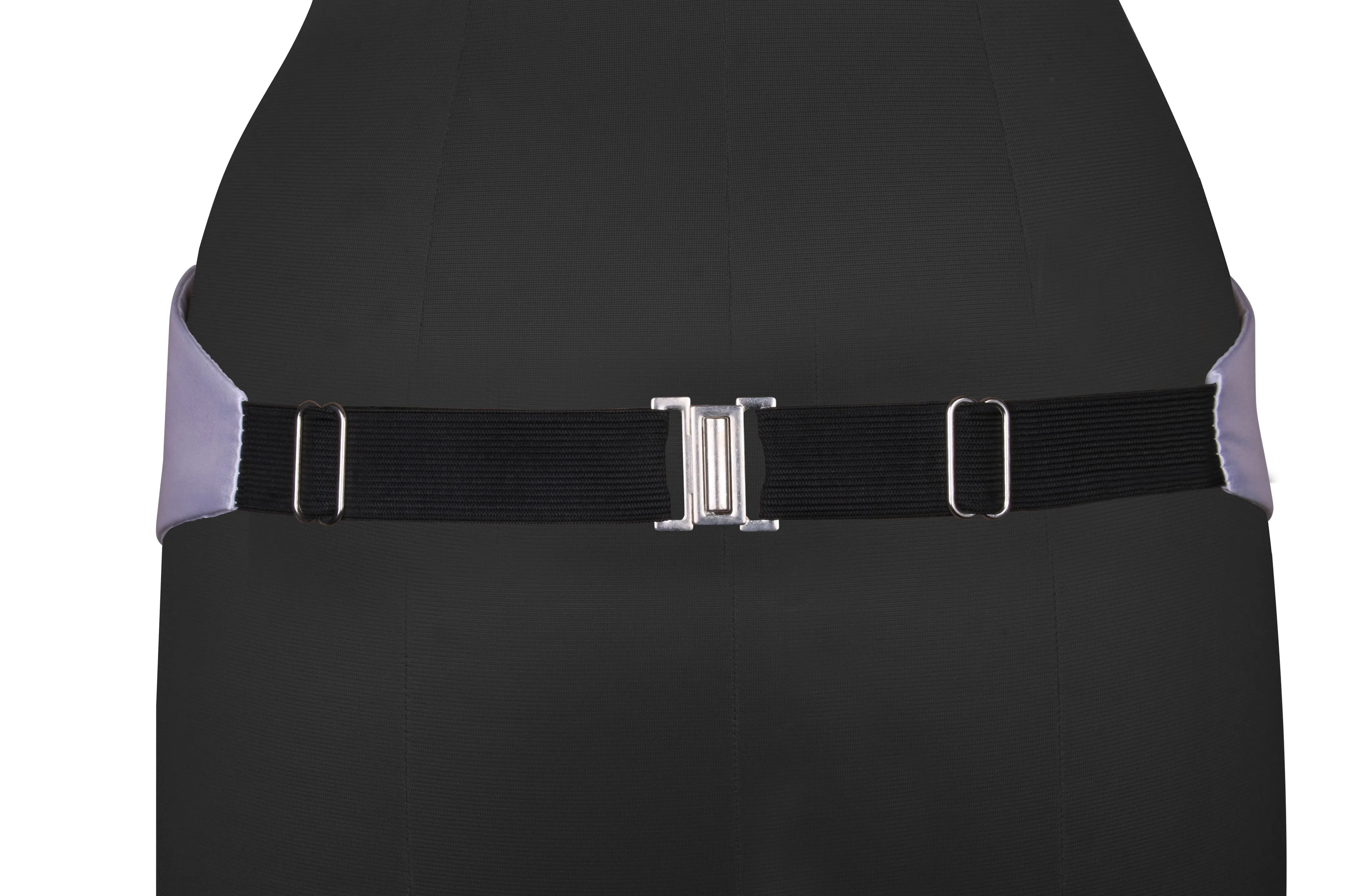 Peluche Royal White Cummerbund & Bow Tie Set