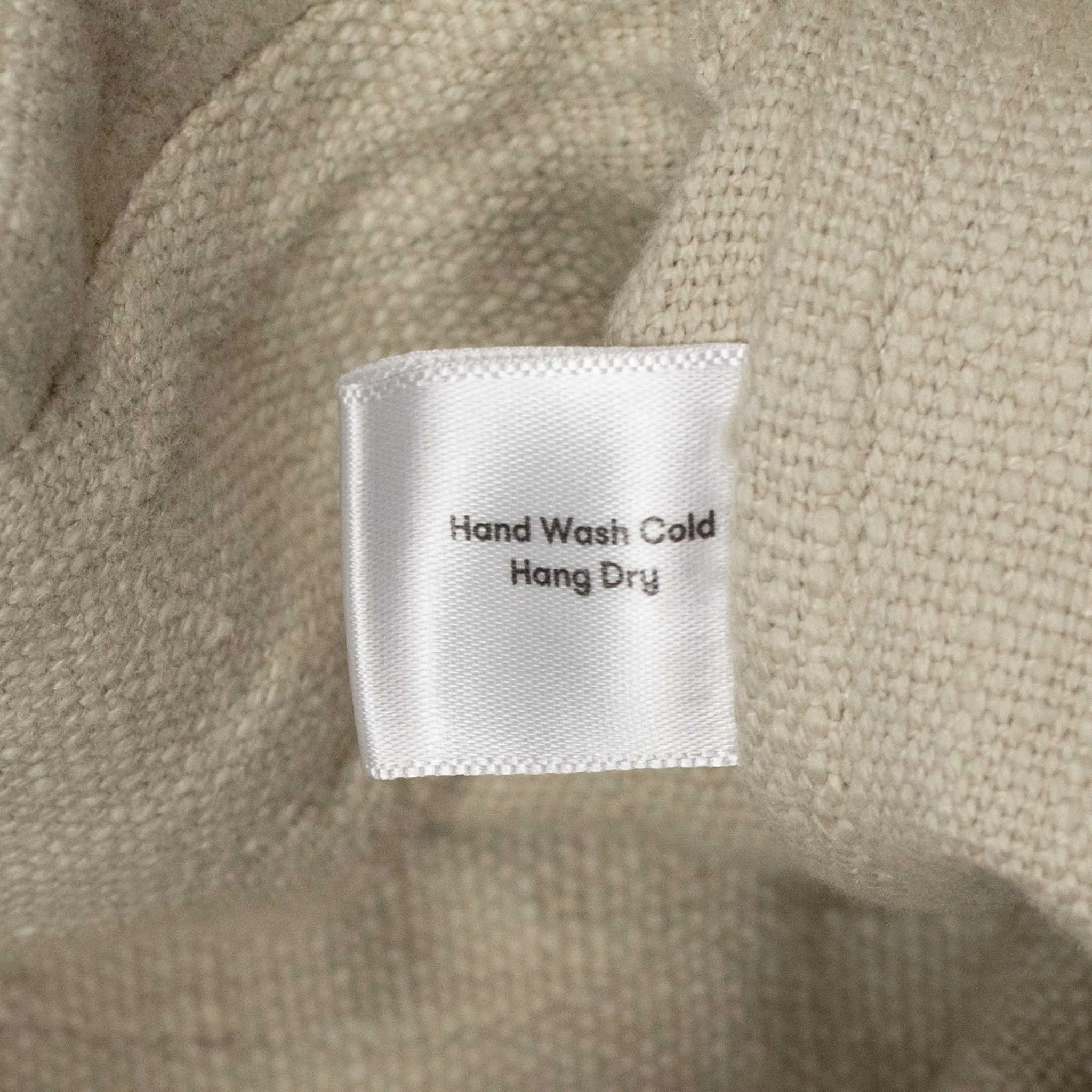 Pleated easy pants in alabaster linen cotton