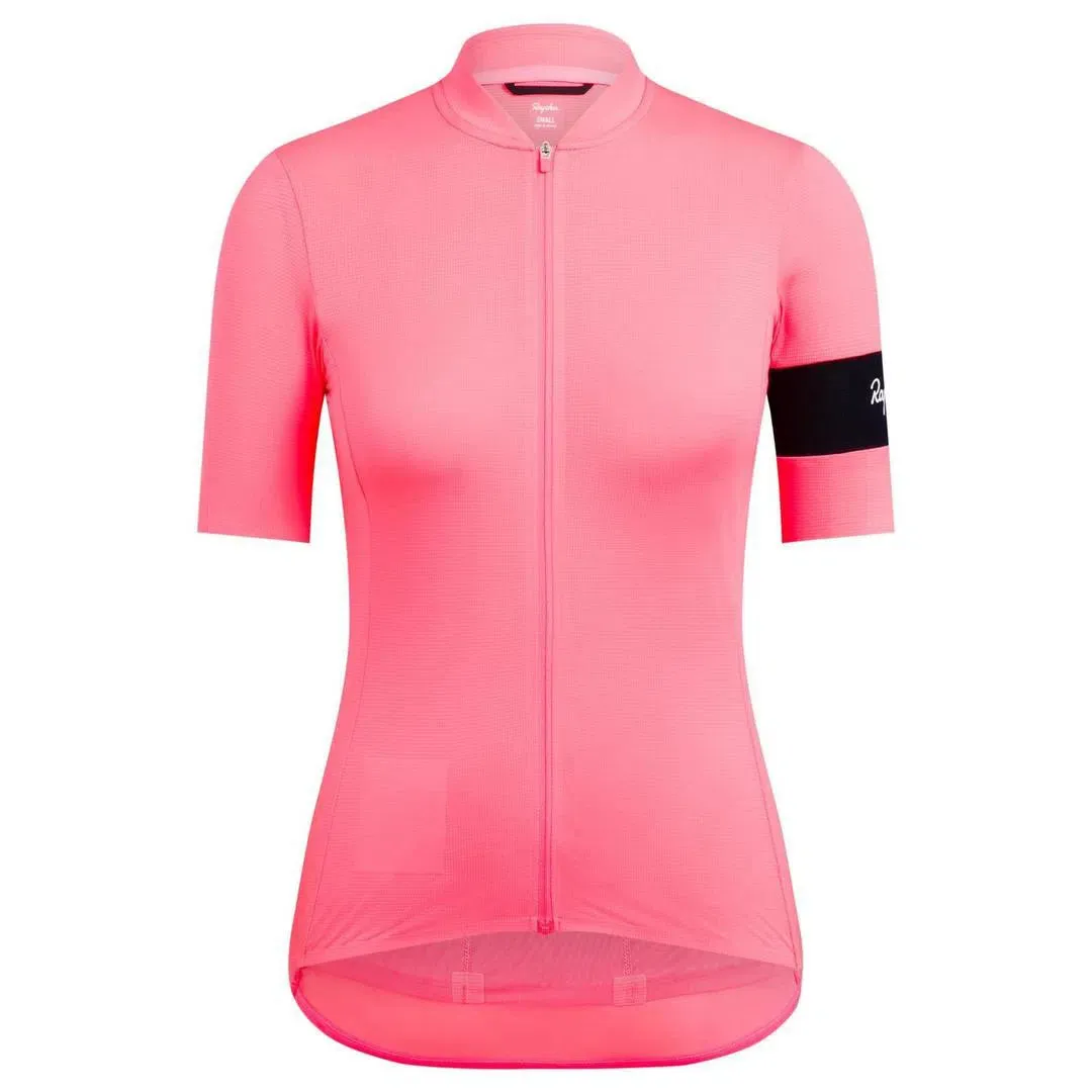 RAPHA Classic Flyweight Women Jersey  - HVS Pink