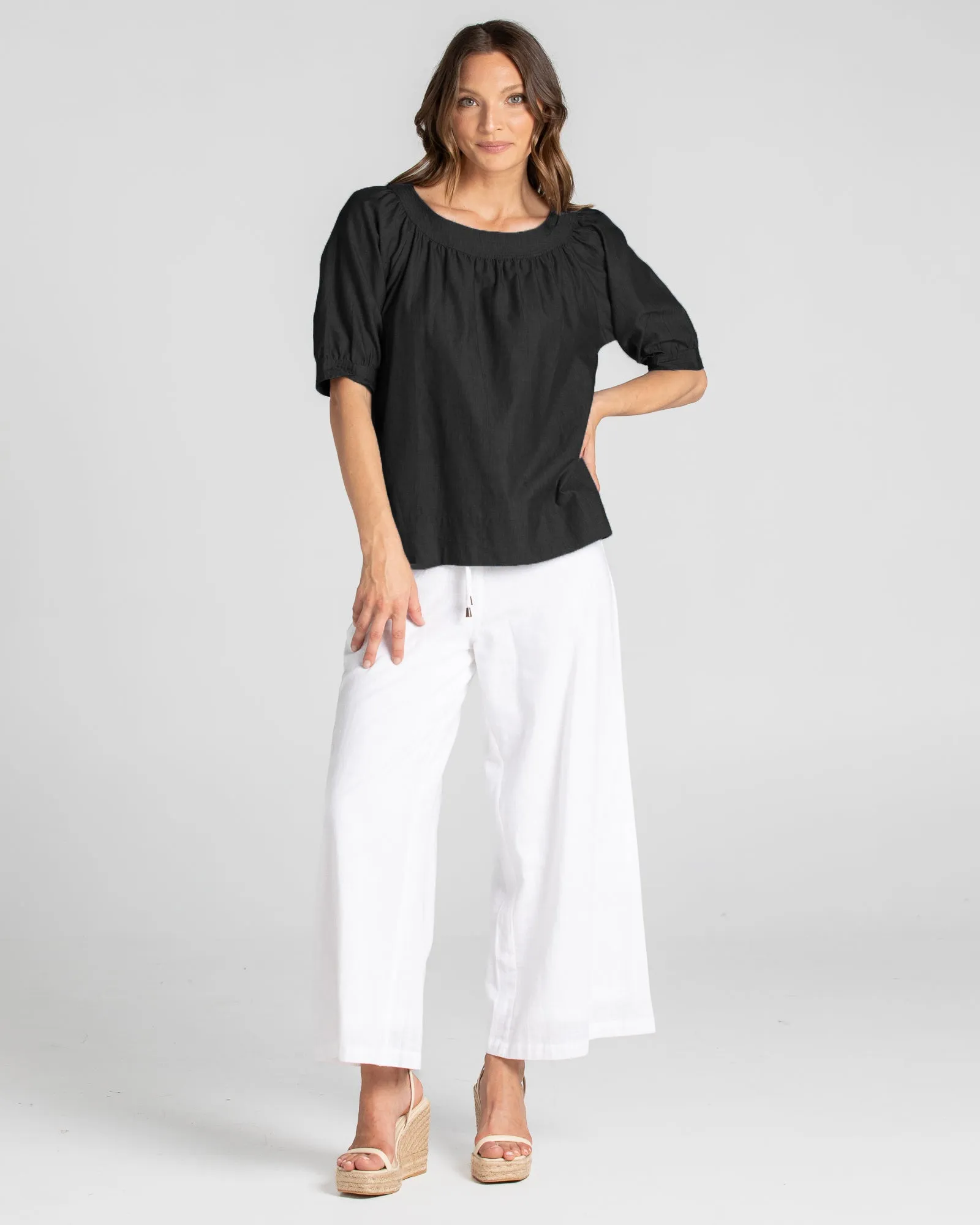 Ria Pant No Pockets - White