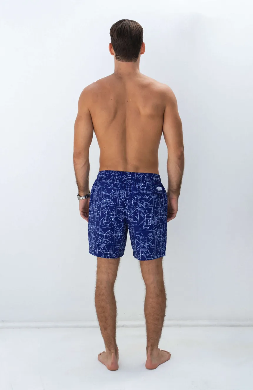 Shore Club Swim Shorts Capri Geo