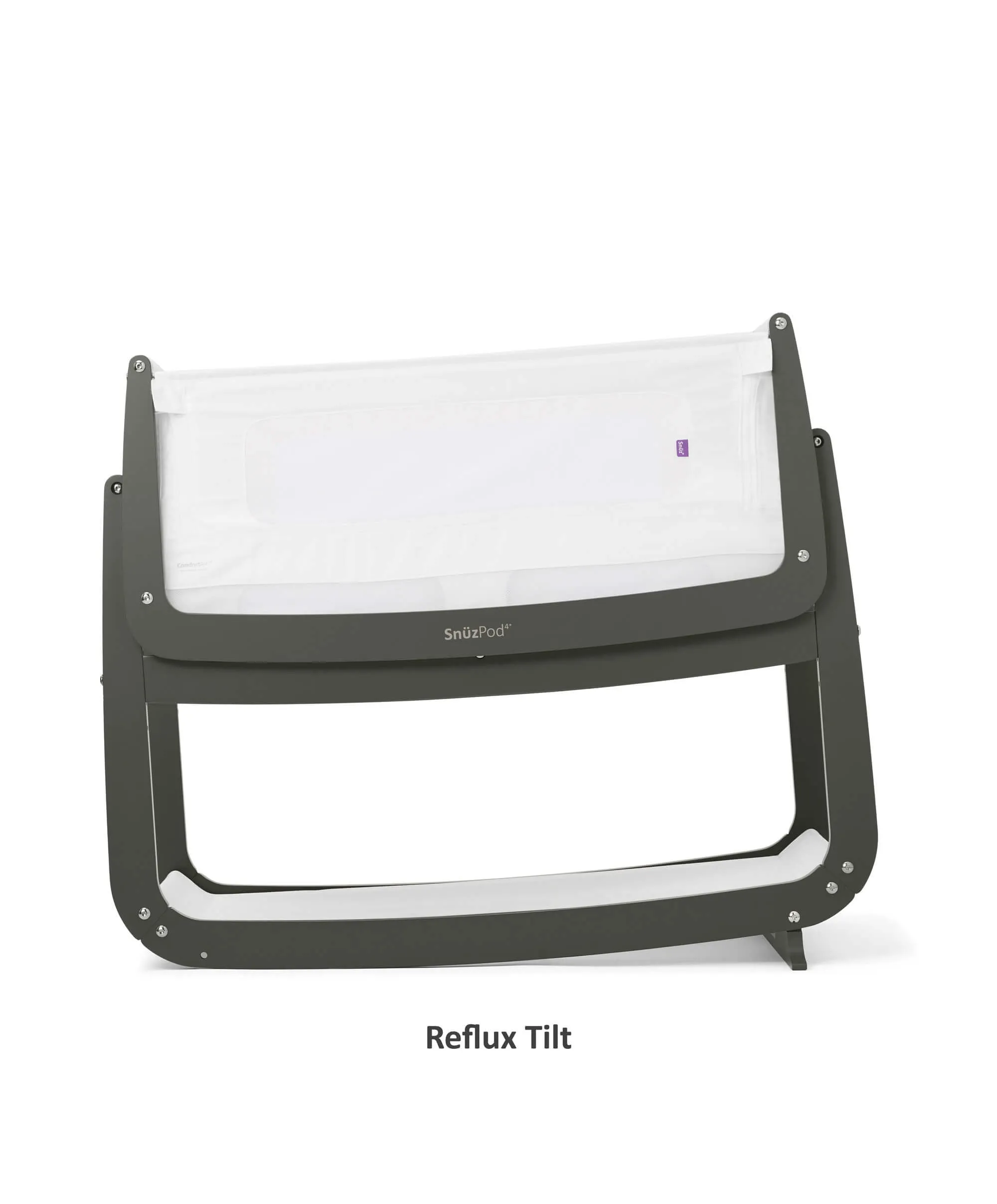 SnuzPod4 Bedside Crib - Sage Green